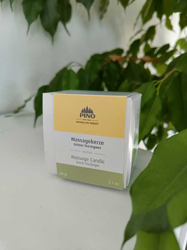 Produktbild von Massagekerze Grüner Tee-Ingwer